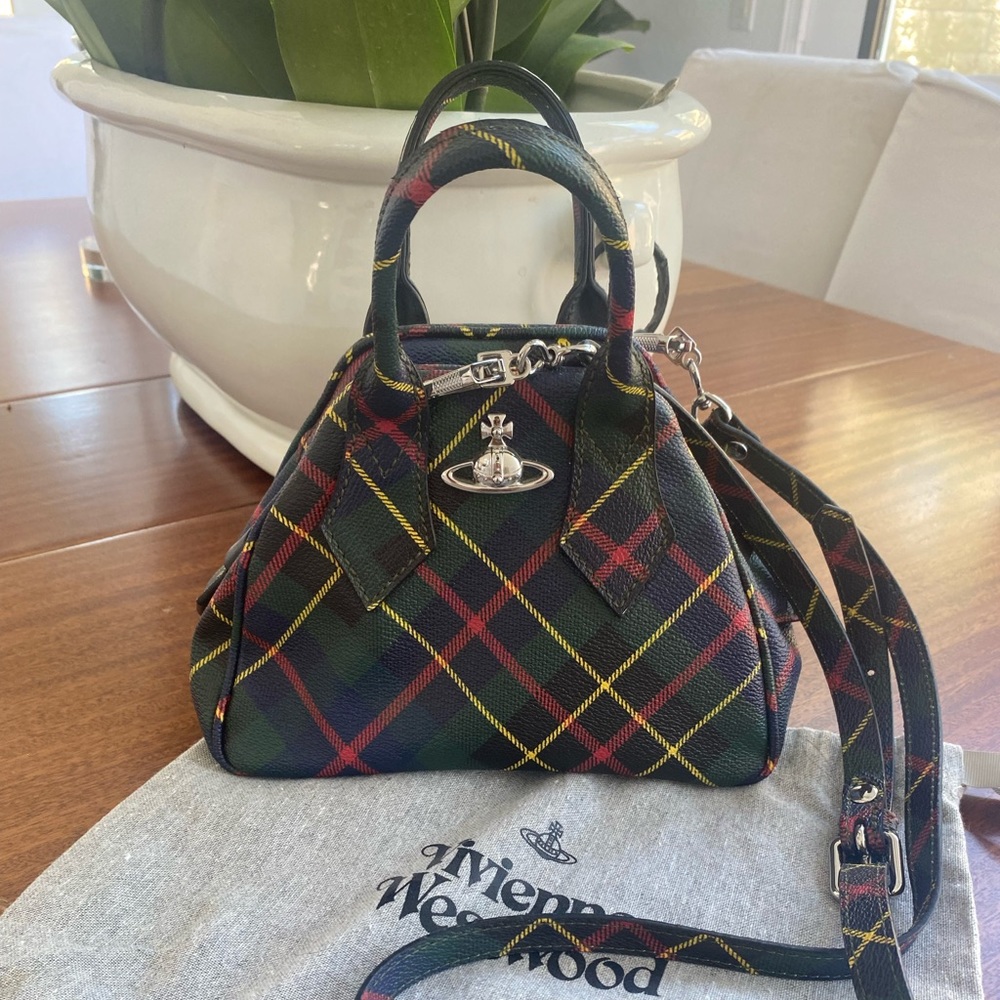 ViVienne Westwood Mini Plaid Mini Derby w Straps